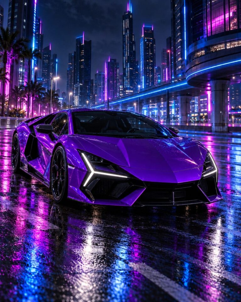 Fondos de pantalla de lamborghini revuelto violeta noche