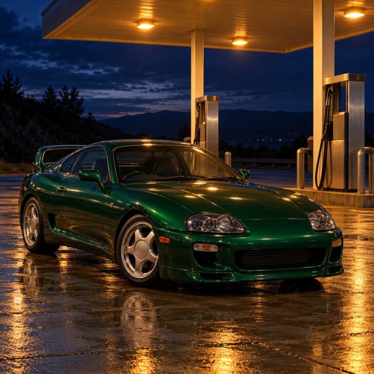 Fondos de pantalla de supra mk4 verde gasolinera