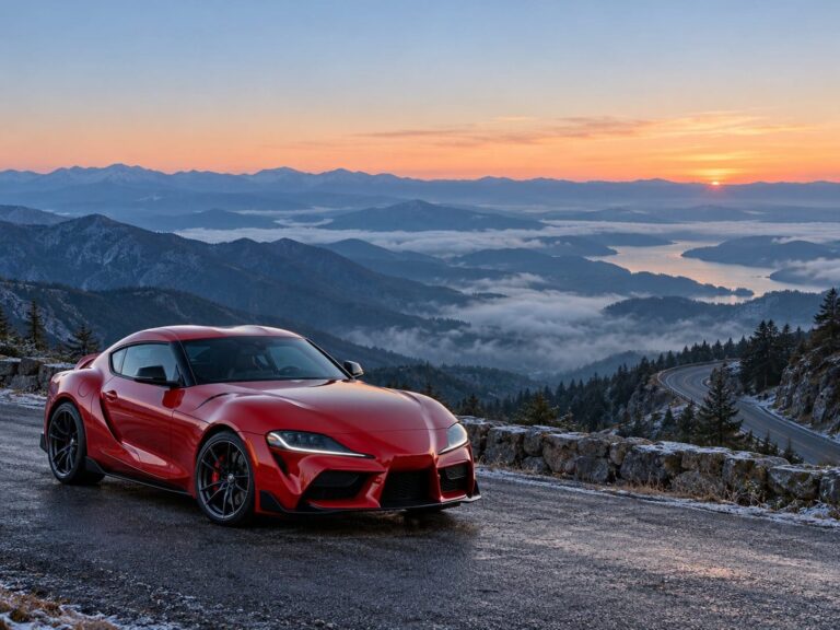 Fondos de pantalla de supra mk5 rojo montana