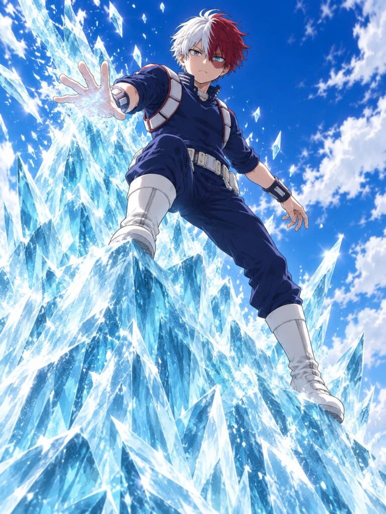 Fondos de pantalla de todoroki columna de hielo
