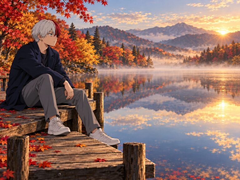 Fondos de pantalla de todoroki lago otonal