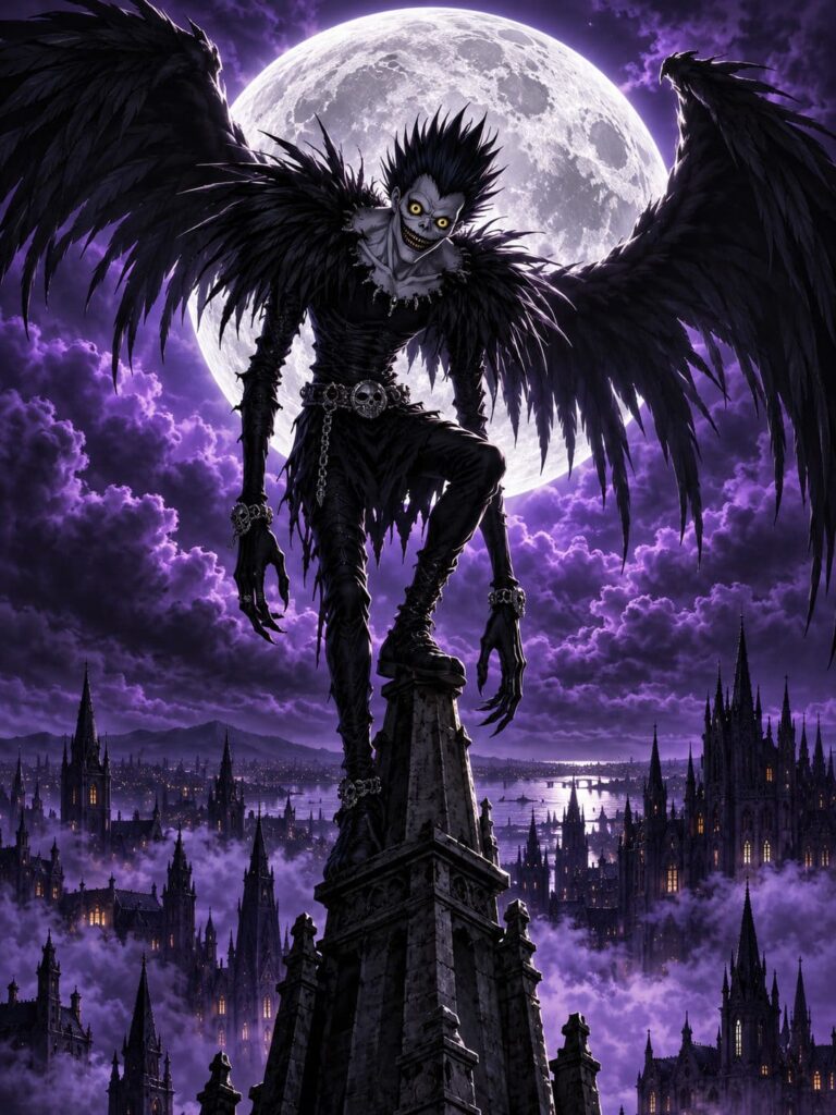 Fondos de pantalla death note ryuk luna