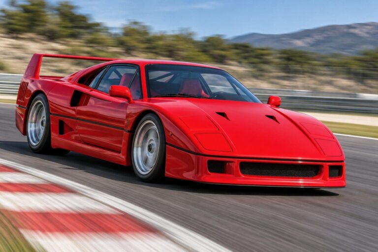 Fondos de pantalla ferrari f40 circuito