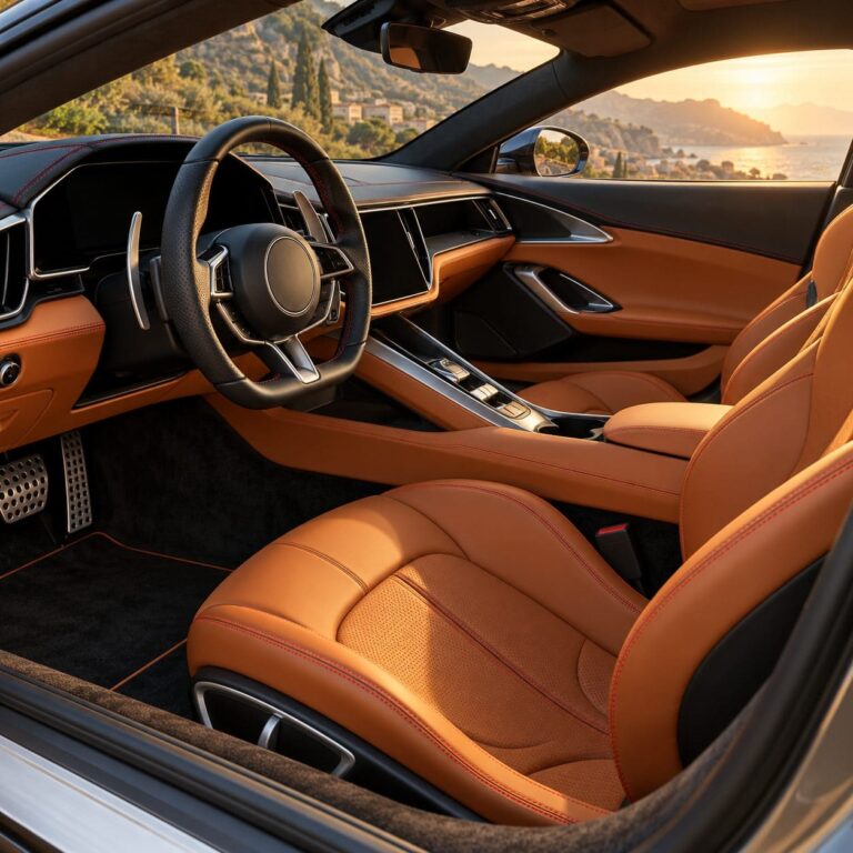 Fondos de pantalla ferrari interior cuero