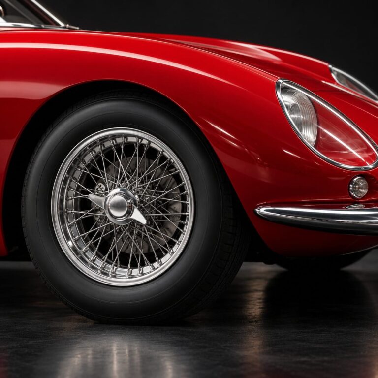 Fondos de pantalla ferrari rueda clasico