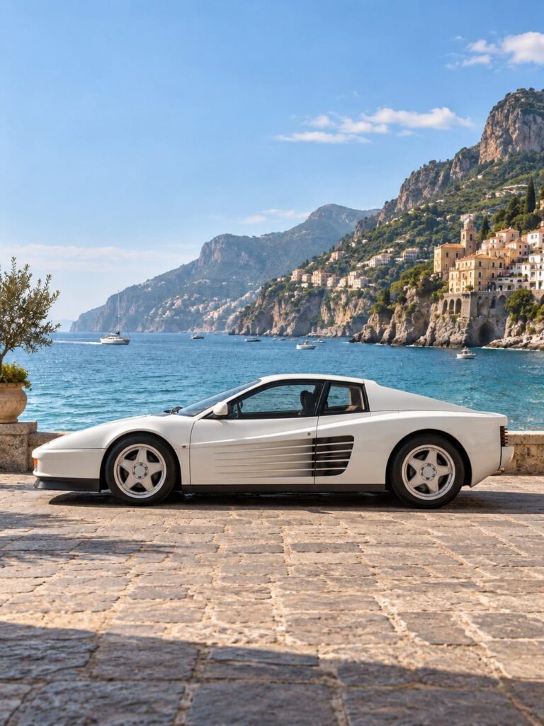 Fondos de pantalla ferrari testarossa blanco mar