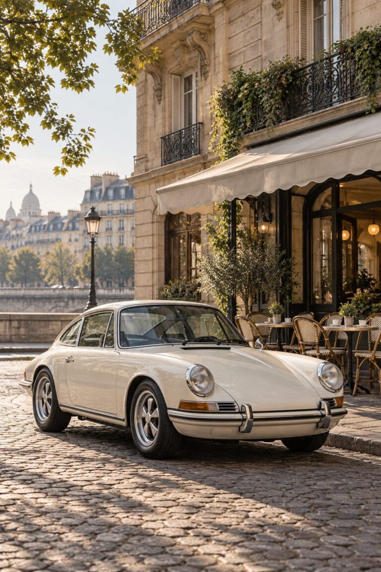 Fondos de pantalla porsche 911 clasico cafe parisino