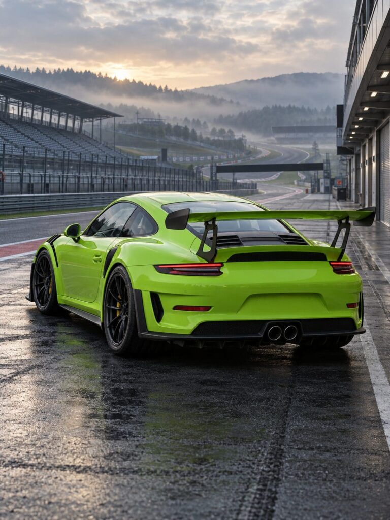 Fondos de pantalla porsche gt3 rs en circuito