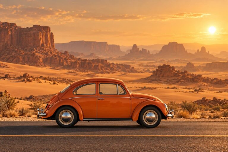Fondos de pantalla volkswagen escarabajo desierto