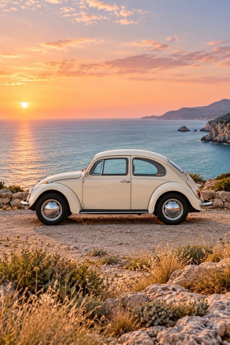 Fondos de pantalla volkswagen escarabajo mar