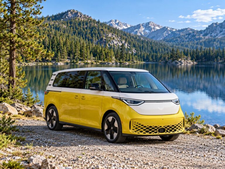 Fondos de pantalla volkswagen id buzz lago