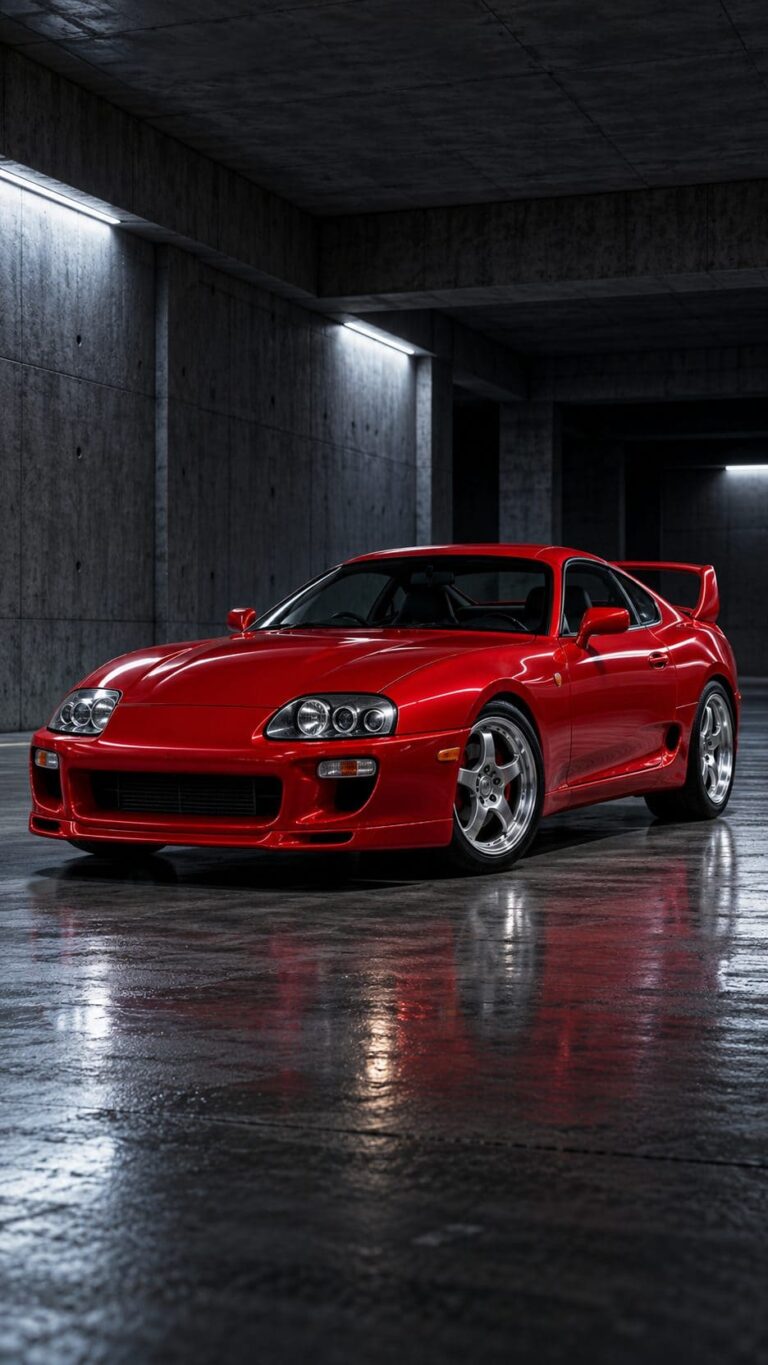 Fondos de supra a80 rojo garaje