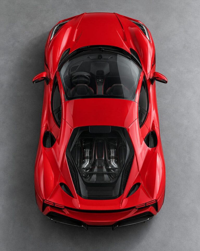 Fondos ferrari sf90 rojo cenital