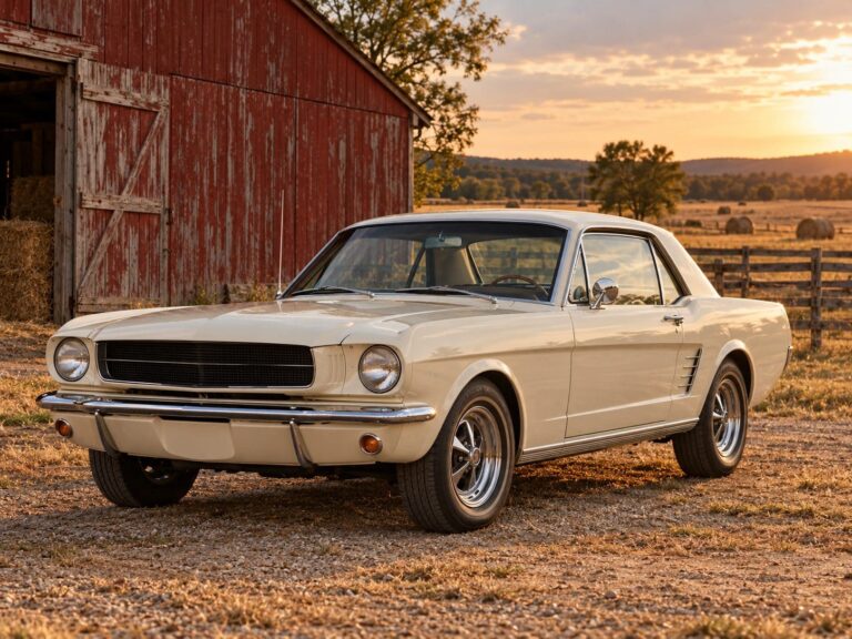 Mustang fondo de pantalla clasico crema granero