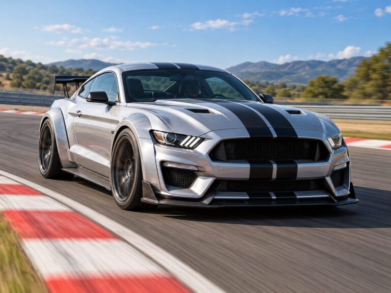 Mustang fondo de pantalla plateado circuito
