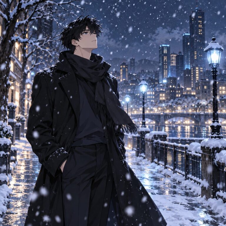 Solo leveling fondo de pantalla jinwoo bajo la nieve