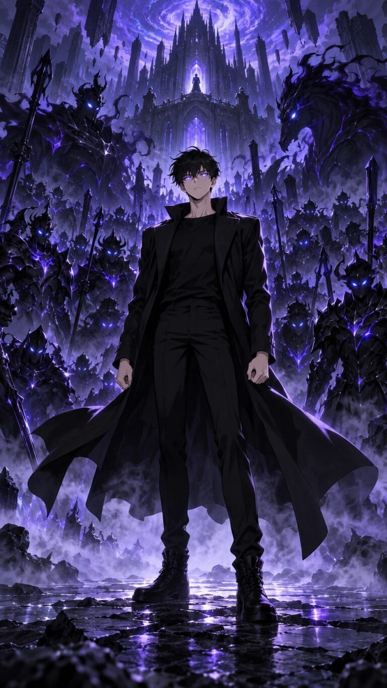 Solo leveling fondo de pantalla jinwoo ejercito de sombras