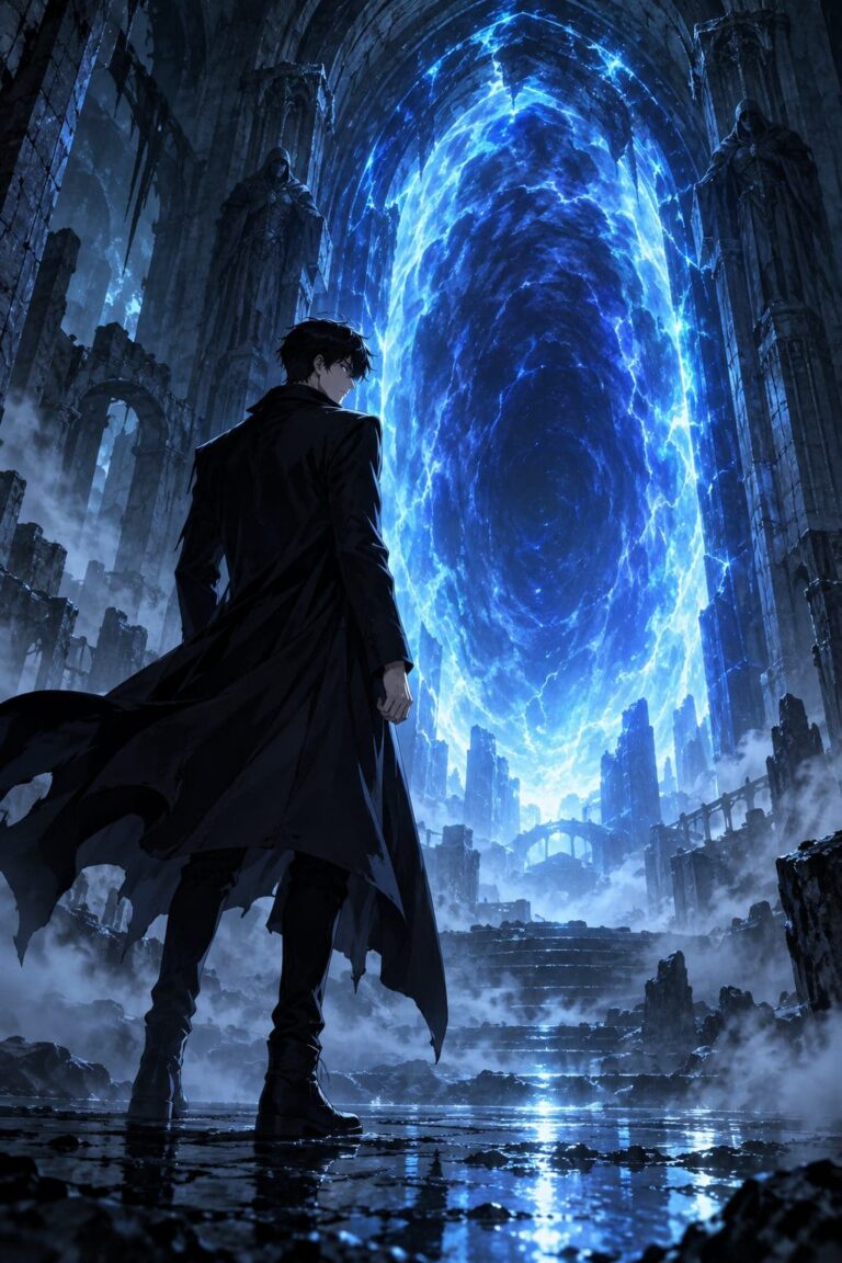 Solo leveling fondo de pantalla portal de mazmorra