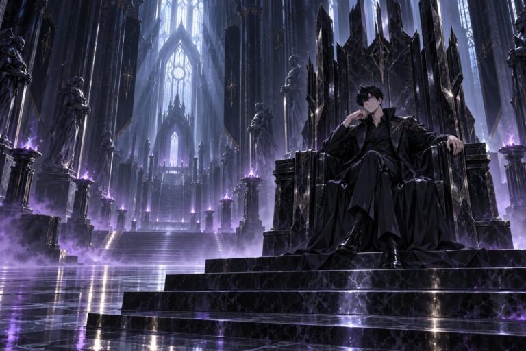 Solo leveling fondo de pantalla trono del monarca